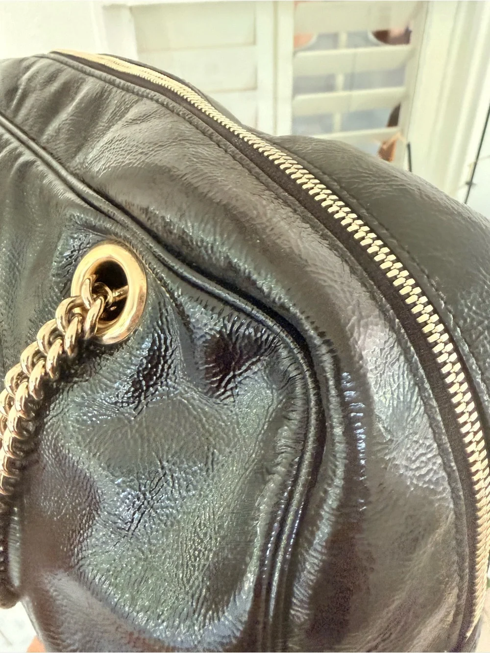🖤 Authentic Gucci Soho Leather Chain Shoulder Bag 🖤 - Picture 10 of 13